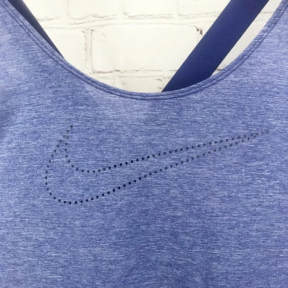 Nike Dry Fit Purple Razorback Tank top Size M - Picture 7 of 7